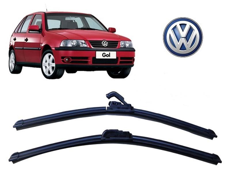 Imagem de Par de Palhetas para Limpador de Parabrisa Dianteiro Volkswagen Gol G3