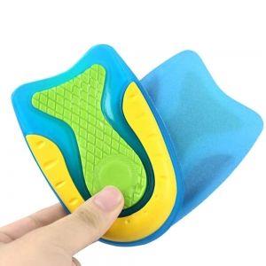 Par de Palmilhas Para Calcanhar em Silicone Para Esporão - lecshopp3 Imagem de Par de Palmilhas Para Calcanhar em Silicone Para Esporão