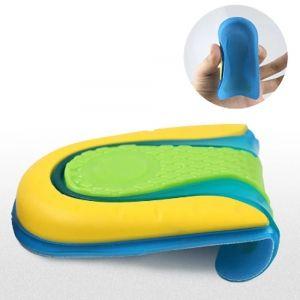 Par de Palmilhas Para Calcanhar em Silicone Para Esporão - lecshopp3 Imagem de Par de Palmilhas Para Calcanhar em Silicone Para Esporão