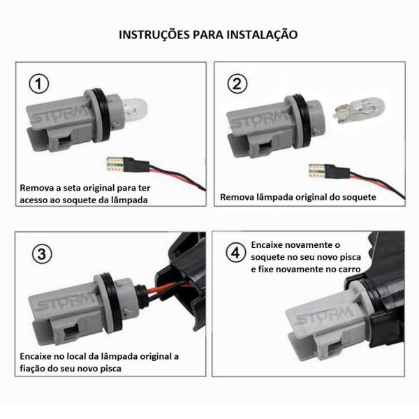 Imagem de Par De Pisca Seta Dinâmica Toyota Corolla Fielder Sequencial