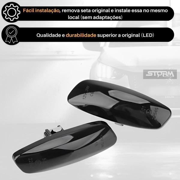 Imagem de Par De Pisca Seta Sequencial Citroen C4 Retrovisor Luz Led