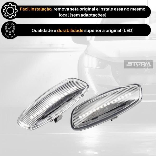 Imagem de Par De Pisca Seta Sequencial Citroen C4 Retrovisor Luz Led