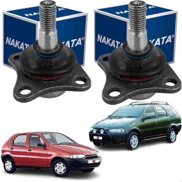 Imagem de Par De Pivo Bandeja Pino 14mm Fiat Palio 1.0 1.5 95/98 Novo