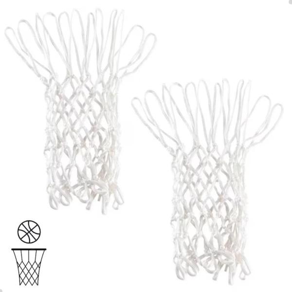 Imagem de Par De Rede De Basquete Oficial Fio 4Mm Nylon Sports Mania