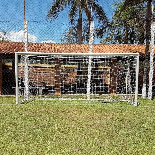 Imagem de Par De Rede Trave Gol Futsal F4 Caixote Seda Futebol Salão