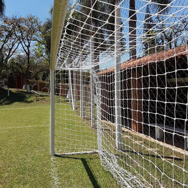 Imagem de Par De Rede Trave Gol Futsal F4 Caixote Seda Futebol Salão