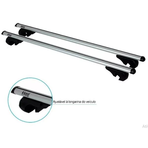 Par de Travessas Universal Rack Kiussi Belluno 120cm Prata Imagem de Par de Travessas Universal Rack Kiussi Belluno 120cm Prata