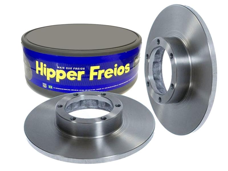 Imagem de Par Disco de Freio Sólido Corcel Belina Pampa Del Rey Novo Hipper Freios HF11