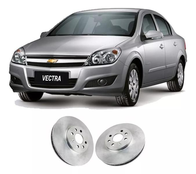 Imagem de Par Disco Freio Chevrolet Astra/Vectra 2.0 8v 2005 Em Diante