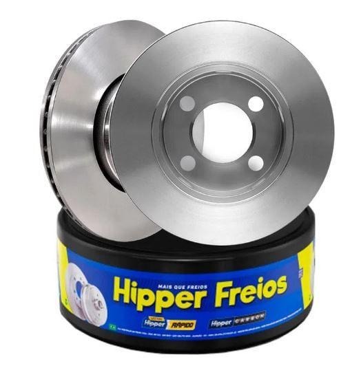 Imagem de Par Disco Freio Clio 1.0 Dianteiro Ventilado Sem Cubo 238Mm 4 Furos Hf572 Hipper Freios