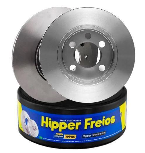 Imagem de Par Disco Freio Corolla 1.8 Traseiro Solido Sem Cubo 270Mm 5 Furos Hf504A Hipper Freios