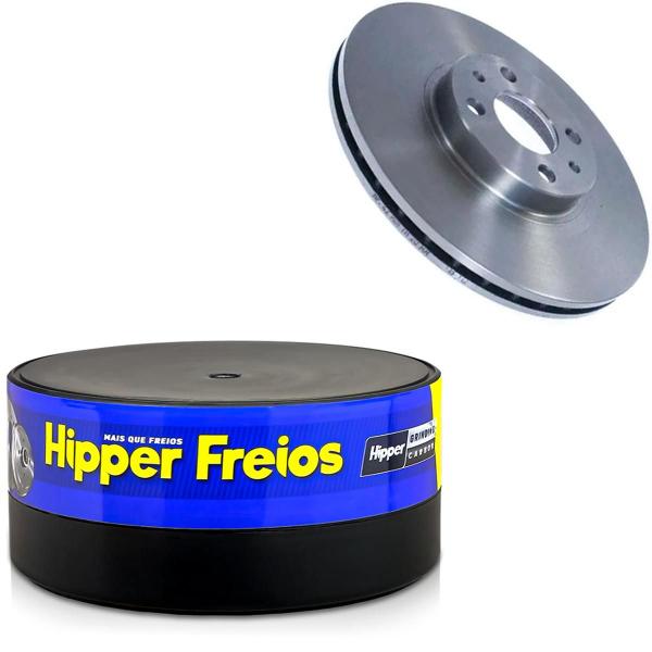 Imagem de Par Disco Freio Dianteiro Argo Cronos Doblo Hipper Freios