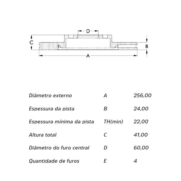 Imagem de Par Disco Freio Ventilado Vectra Astra 94 a 98 Hipper Freios