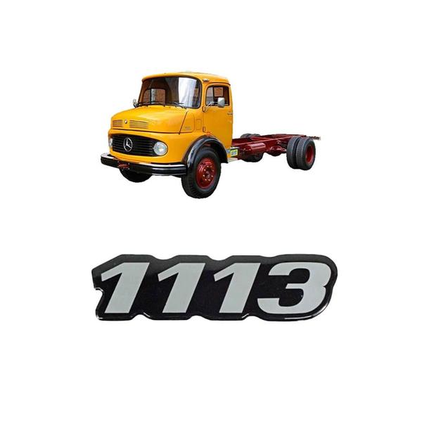 Imagem de Par Emblema Adesivo Caminhão Mercedes-Benz 1113