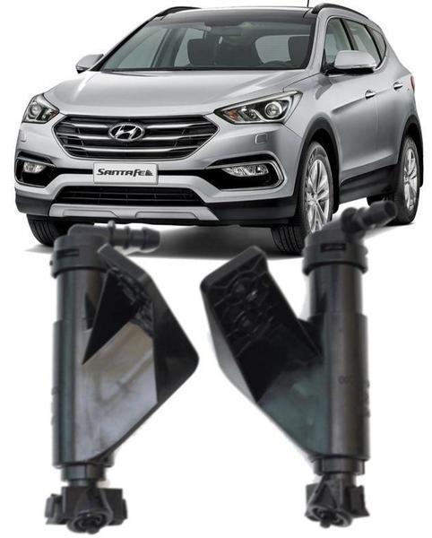 Imagem de Par Esquicho Lavador Farol Hyundai Santa Fé