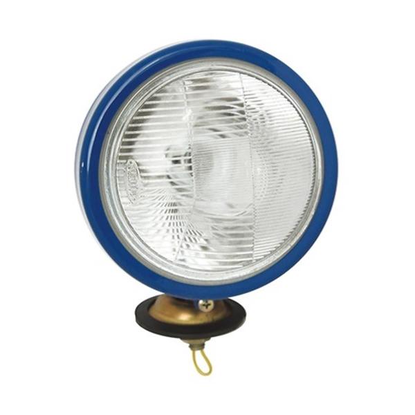 Imagem de Par Farol 5 pol Moldura Azul Tratores N Holland 4600 6500 Usa Lampada 1393 12V 48W"