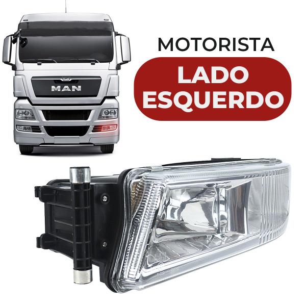 Imagem de Par Farol Auxiliar Man Tgx Caminhão 2013 a 18 29.440 29.480 VW Meteor 28460 29520