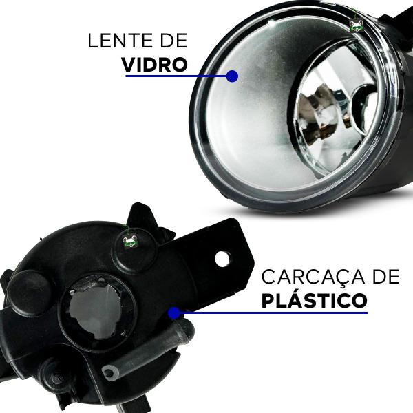 Imagem de Par Farol Auxiliar Milha Clio 2003 2004 2005 2006 2007 2008 2009 2010 2011 2012