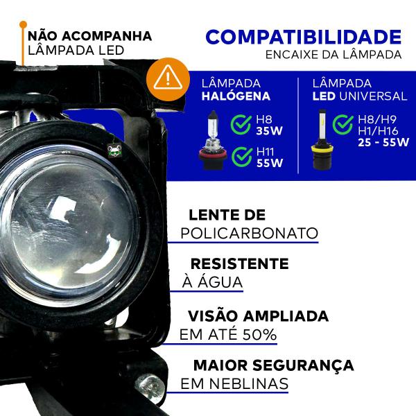 Imagem de Par Farol Auxiliar Milha Hyundai Hb20 2023 2024 2025