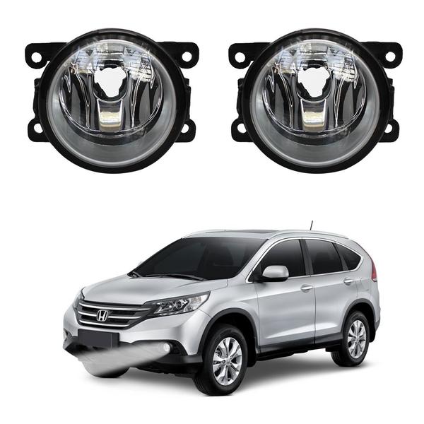 Imagem de Par Farol de Milha  Compatível para Cr-v 2012 a 2015 Auxiliar Neblina