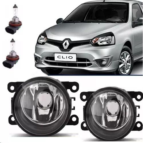 Imagem de Par Farol De Milha Renault Clio 2013 2014 2015 2016 + Lâmpada