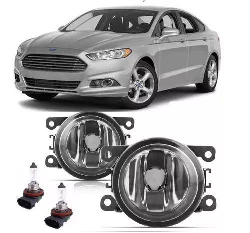 Imagem de Par Farol De Milha Universal Ford Fusion 2013 2014 2015 2016 + Lâmpada