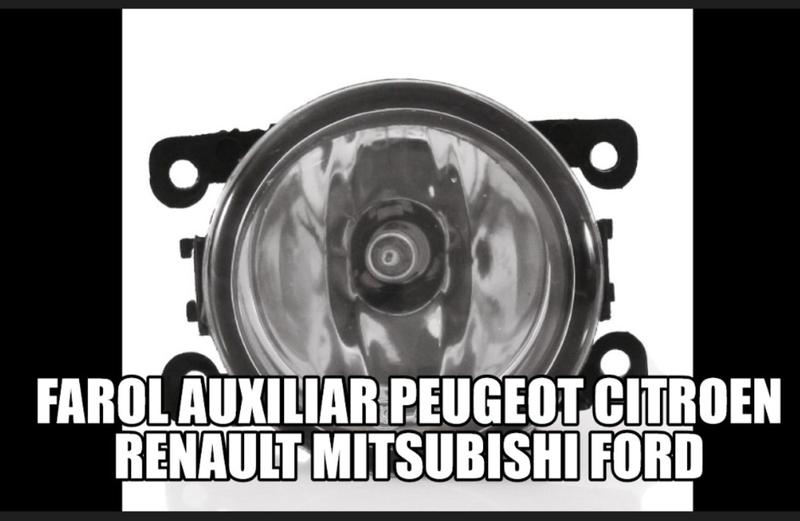 Imagem de Par Farol de Milha Universal : Peugeot, Mitsubishi, Fiat, Ford, Honda, Nissan, Renault e Suzuki