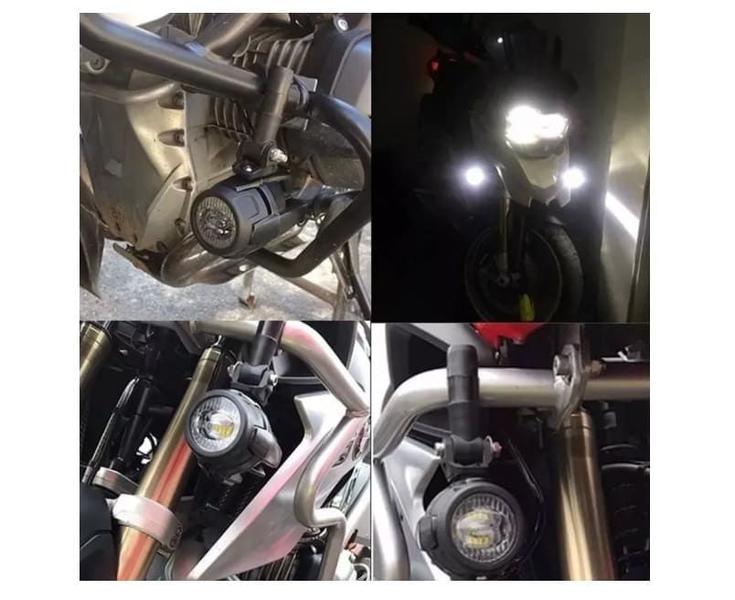 Imagem de Par Farol dianteiro aux luzes led Kit Bmw R1200GS GS1200