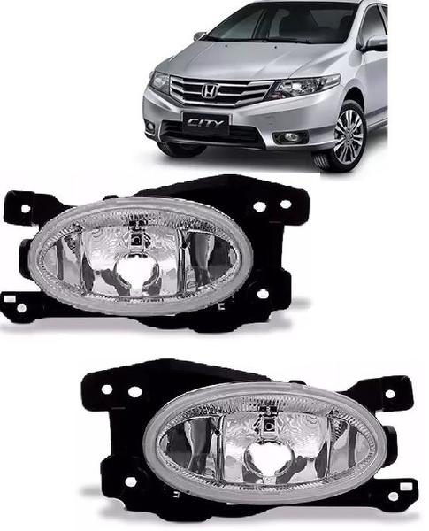 Imagem de Par Farol Milha Auxiliar Neblina Honda City 2012 2013 2014