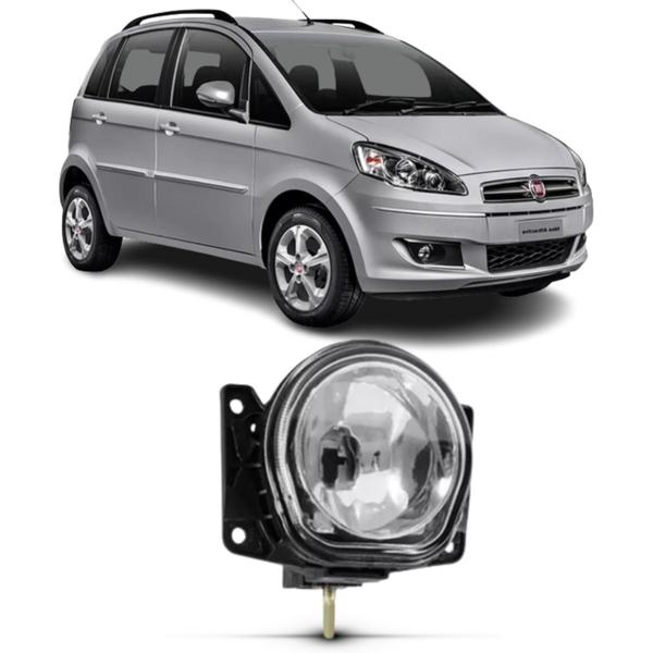 Imagem de Par Farol Milha Fiat Idea 2011 12 13 2014 15 2016 + Lampada