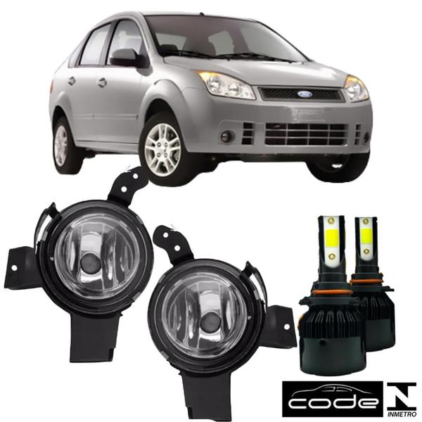 Imagem de PAR FAROL MILHA FORD FIESTA 2007 a 2011  Super  Led