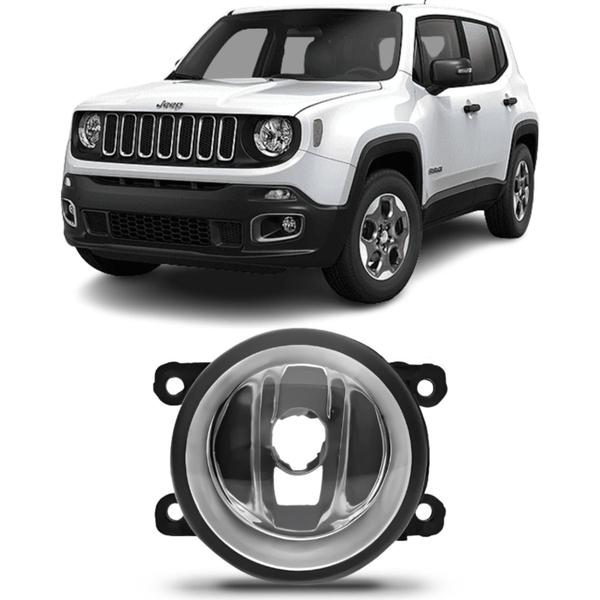 Imagem de Par Farol Milha Jeep Renegade 2015 2016 2017 2018 + Lâmpada