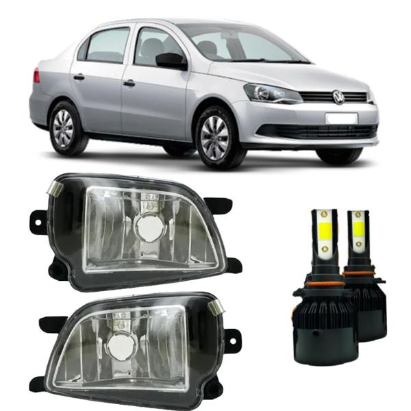 Imagem de Par farol milha  volks voyage g6 2012 13 14 15 2016 + led