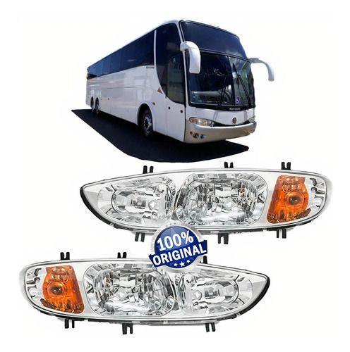 Imagem de PAR Farol Ônibus Marcopolo G6 2001 2002 2003 2004 2005 2006 ORIGINAL