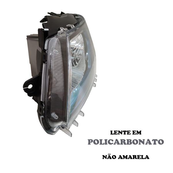 Imagem de Par Farol Onix 2012 2013 2014 2015 2016 Moldura Azul