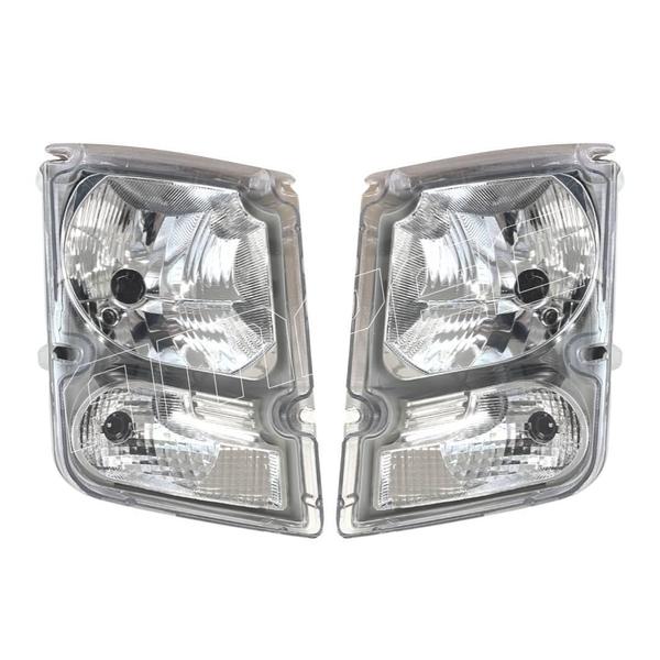 Imagem de Par Farol Para Volvo Vm 260 310 220 270 330 Com Lampadas