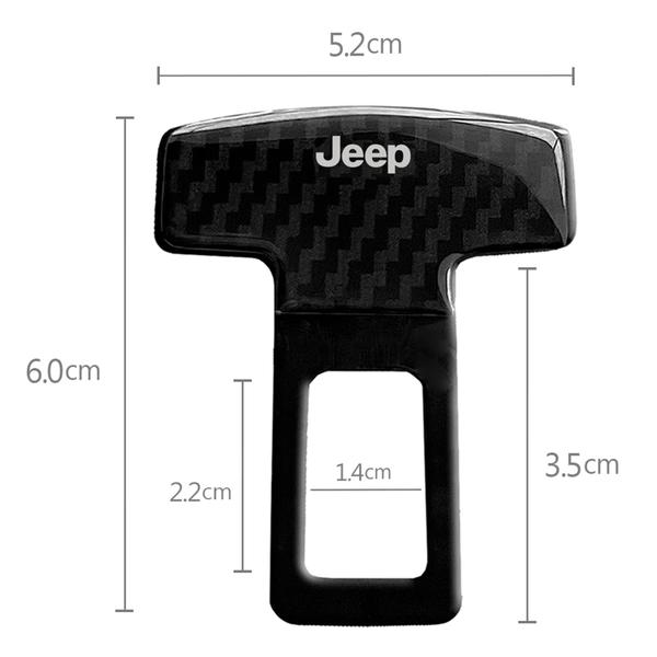 Imagem de Par Fivela Anti Som Cinto Trava Segurança Jeep Compass