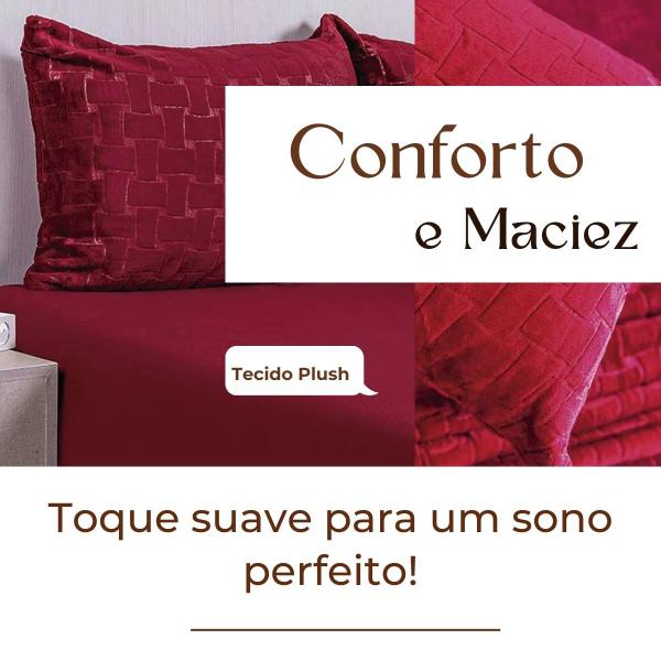 Imagem de Par Fronha Plush Dreams 2 Peças Qualidade Conforto e Maciez