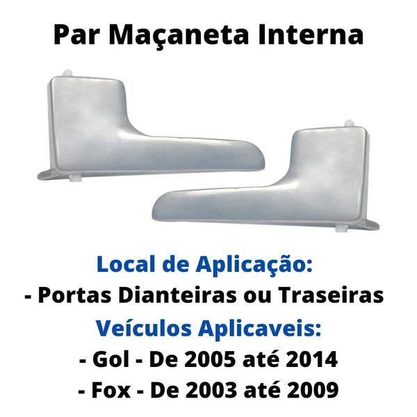 Imagem de Par Gatilho Gol G4 E Fox 2003 A 2009 Metal Cinza