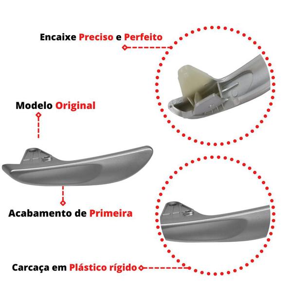 Imagem de Par Gatilho Puxador Maçaneta Interna Grand Siena Após 2012