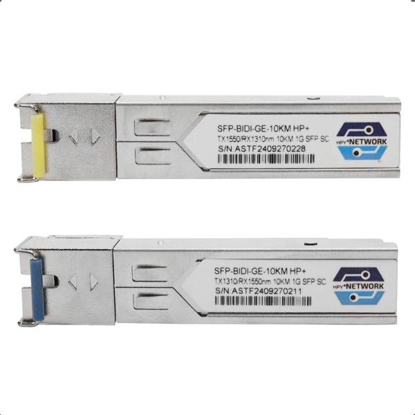 Imagem de Par Gbic Módulo Sfp Bi-direcionall Wdm 10km Sc para HP Aruba