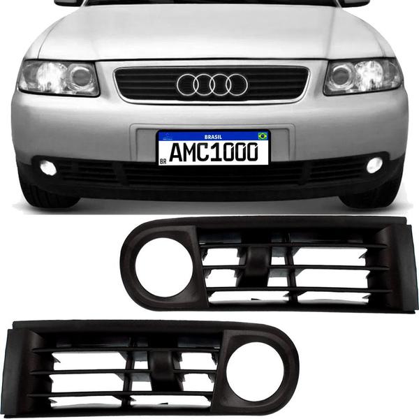 Par Grade Farol Milha Parachoque Audi A3 01/06 Ld/le - GRAMPOLA Imagem de Par Grade Farol Milha Parachoque Audi A3 01/06 Ld/le