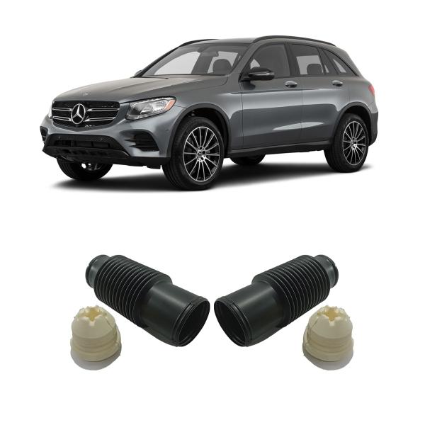 Imagem de Par Guarda Pó Batente Dianteiro Mercedes Glc250 2016 A 2019