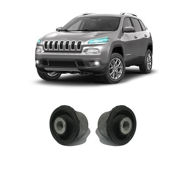 Imagem de Par Kit Bucha Da Bandeja Dianteira Jeep Cherokee 2014 2015