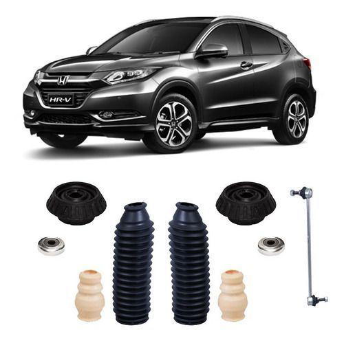 Imagem de Par Kit Coxim Batente Bieleta Dianteiro Honda Hrv 2015 2016 2017