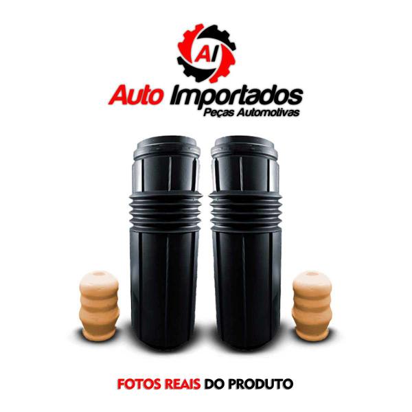 Imagem de Par Kit Coxim Batente Coifa Amortecedor Dianteiro Traseiro Fiat Palio 1996 1997 1998 1999 2000 2001 2002 2003 2004 2005