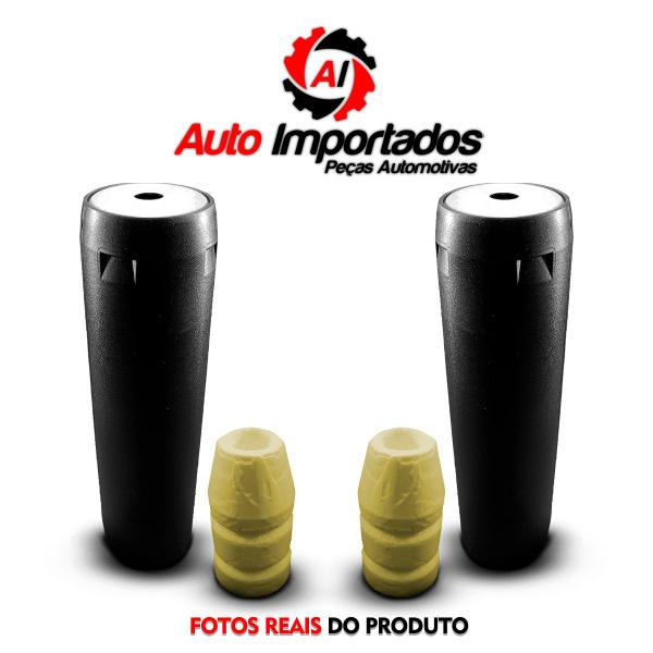 Imagem de Par Kit Coxim Batente Coifa Amortecedor Traseiro Chevrolet Corsa 2002 2003 2004 2005 2006 2007 2008 2009 2010 2011 2012