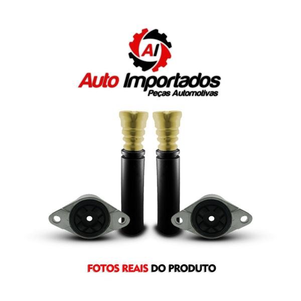 Imagem de Par Kit Coxim Batente Coifa Amortecedor Traseiro Ford New Ka Hatch 2014 2015 2016 2017 2018 2019 2020 2021