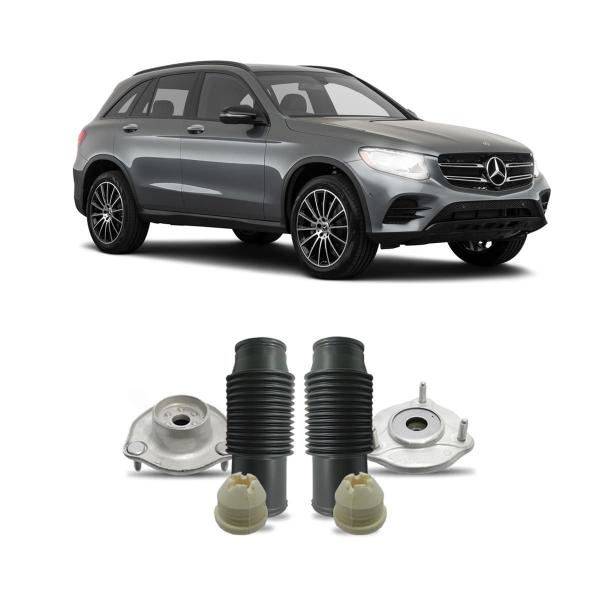 Imagem de Par Kit Coxim Batente Dianteiro Mercedes Glc250 2016 A 2019