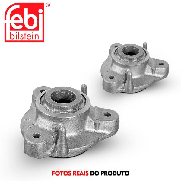 Imagem de Par Kit Coxim Original Febi Bilstein Suporte Batente Coifa Rolamento Amortecedor Dianteiro BMW iX3 G08 2022 2023 2024